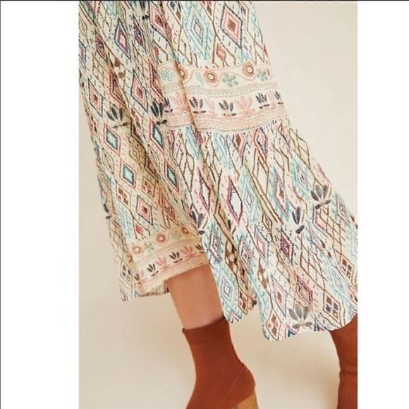 Anthropologie Sharona Shimmer Midi Dress - Picture 4 of 8